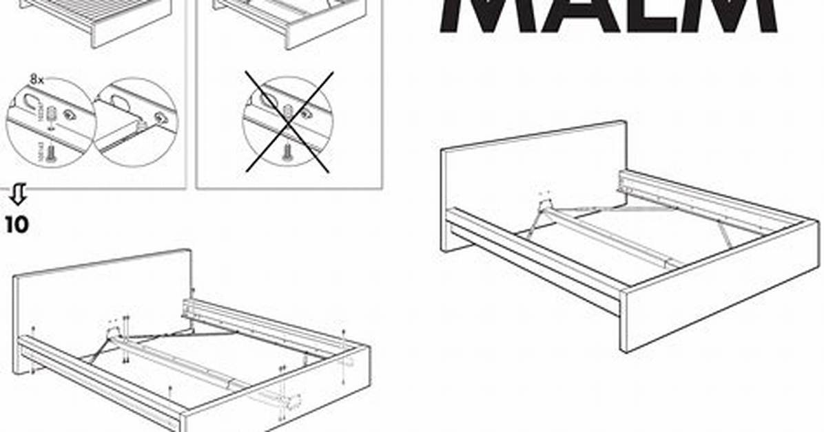 Instructions for an Ikea Malm Bed