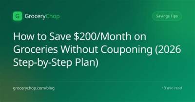 Is $200 a Month Enough for Groceries?