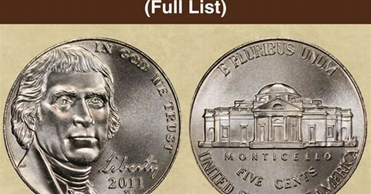 Is a 2011 Nickel Worth Anything?