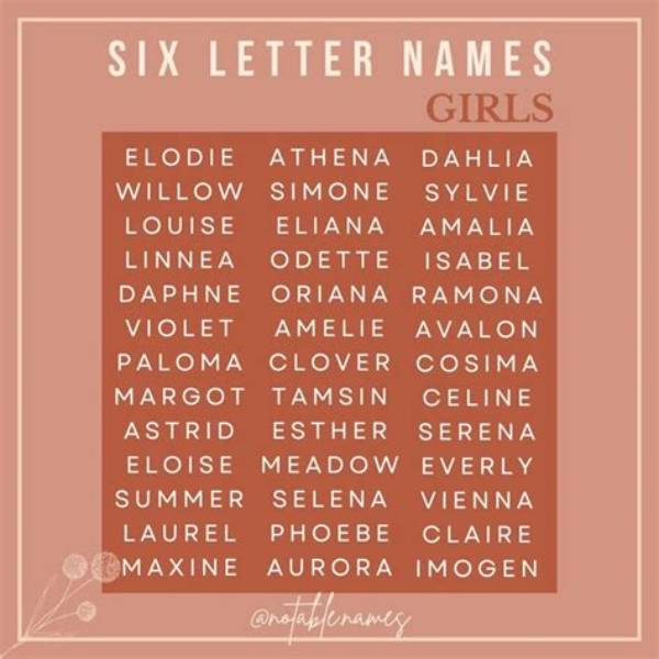Is a Six Letter Name Long?