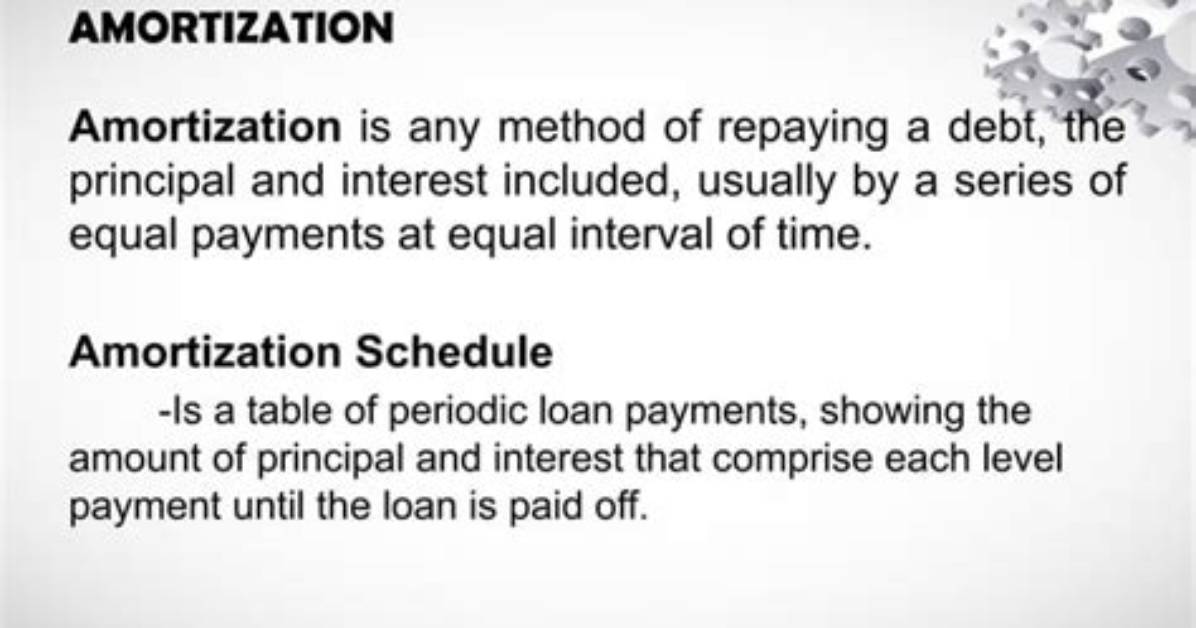 Is Amortization Capitalized?
