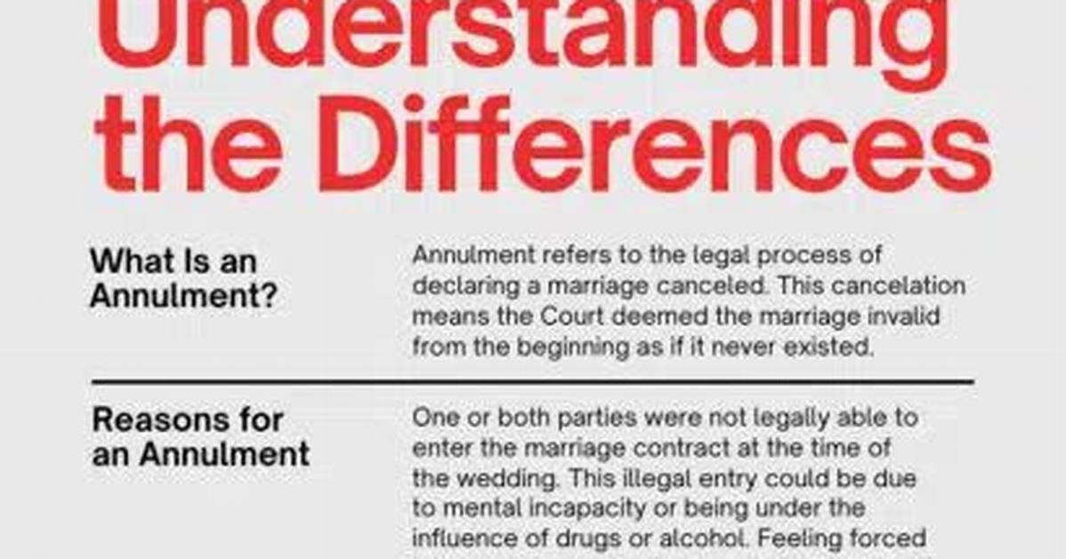 Is Annulment Better Than Divorce?
