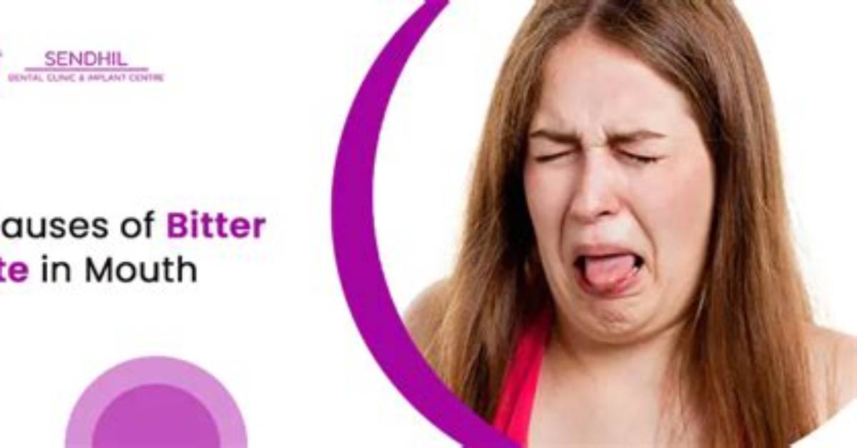 Is Bitter Taste in Mouth Serious?