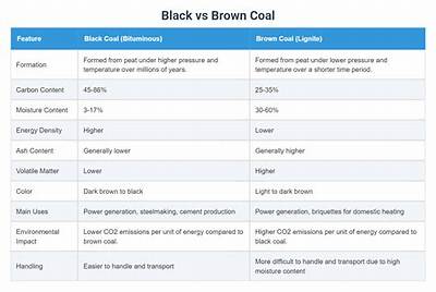 Is Black or Brown Coal Better?