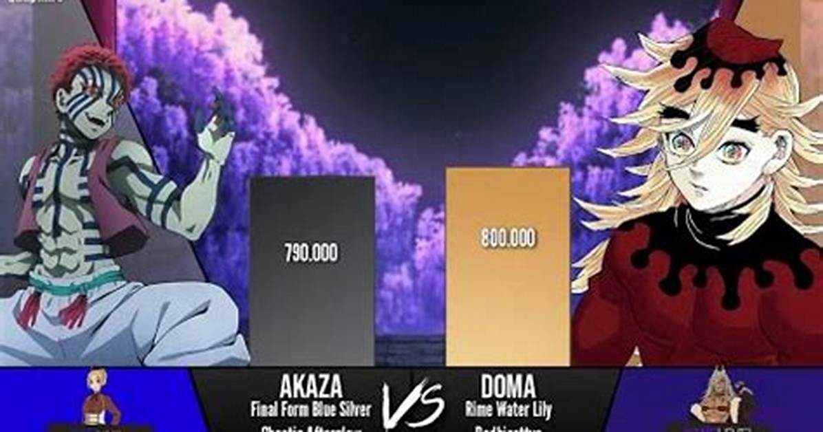 Is Doma Stronger Than Akaza?