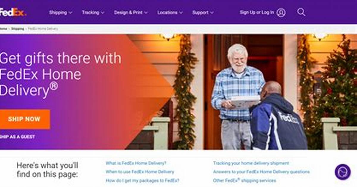 Is Fedex Home Delivery Guaranteed?