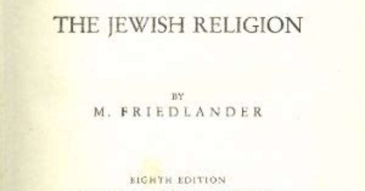 Is Friedlander a Jewish Name?