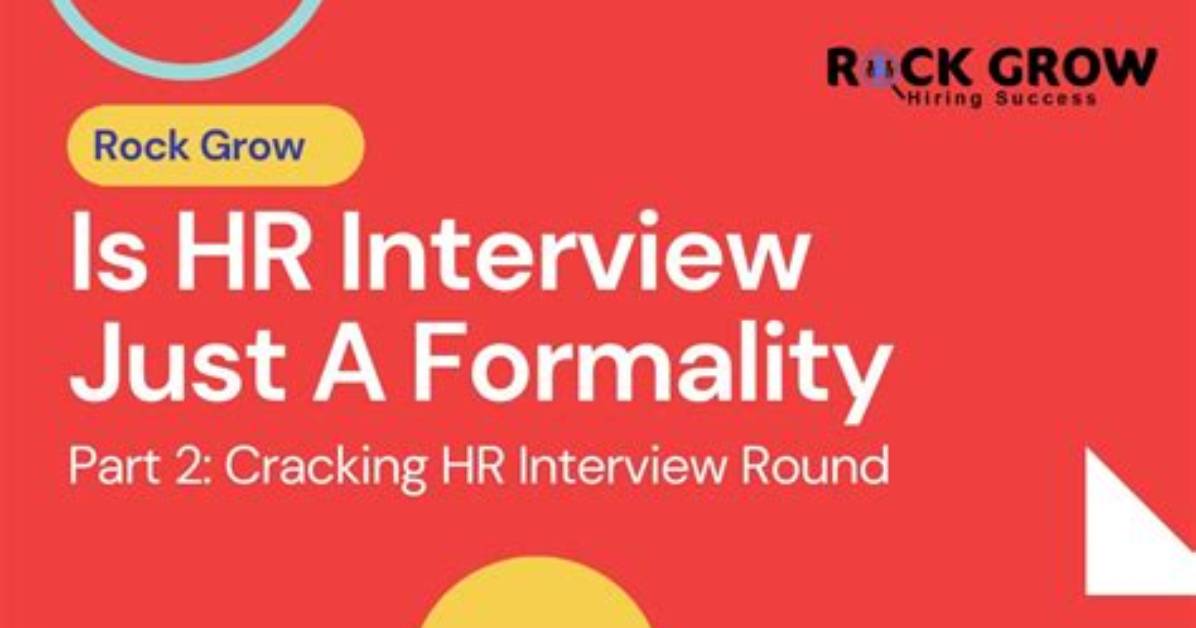 Is Hr Round Just a Formality?