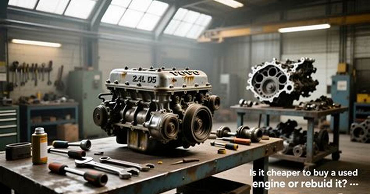 Is It Cheaper to Rebuild an Engine or Replace It?