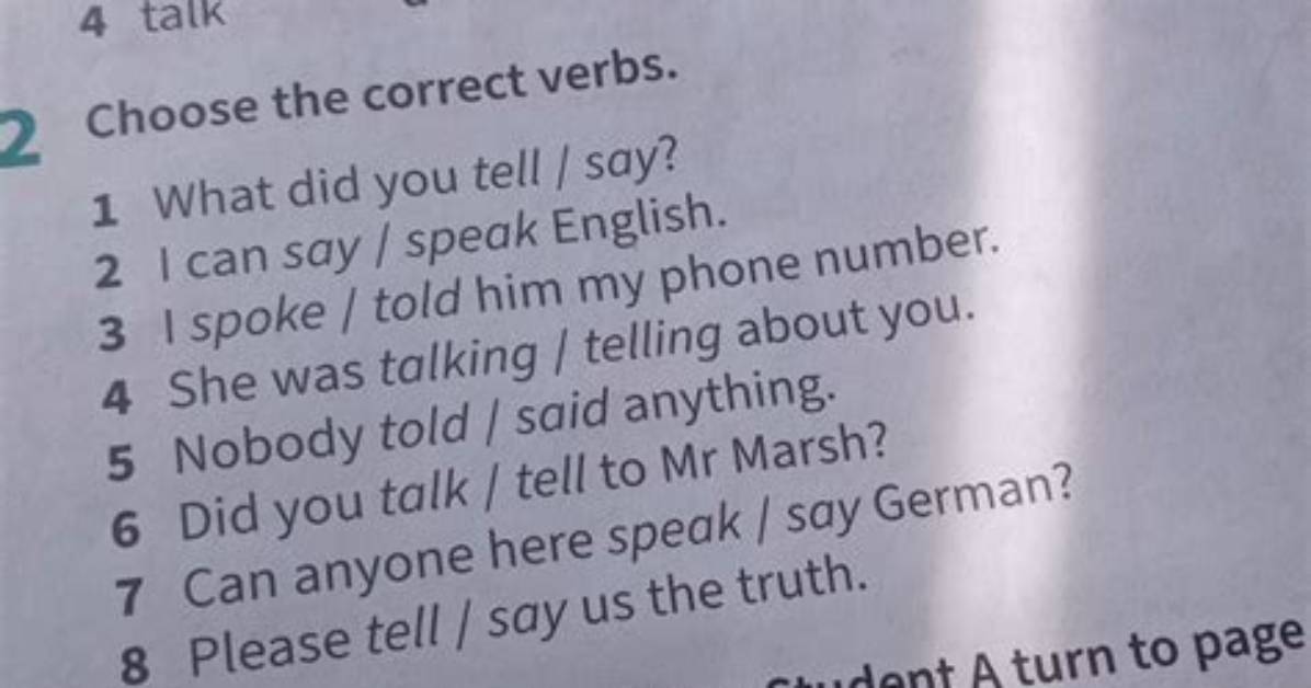 Is It Correct to Say Spoke?