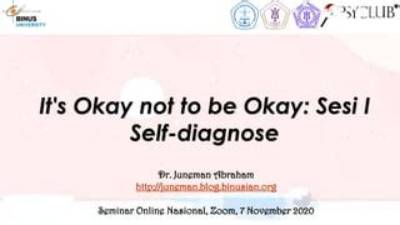 Is It Okay to Self Diagnose?