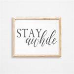Is It Stay Awhile or Stay a While?