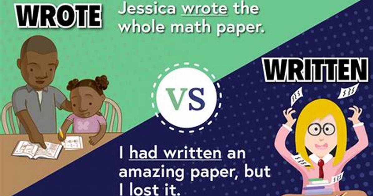 Is It Written or Wrote?