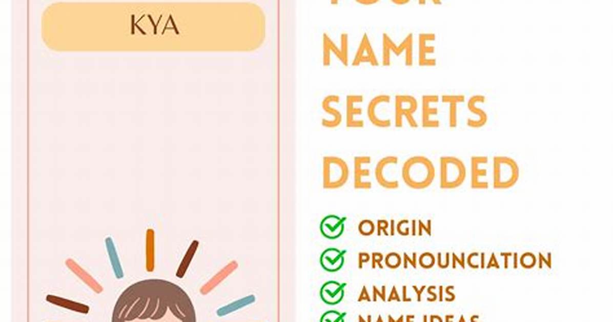 Is Kya a Girl Name?