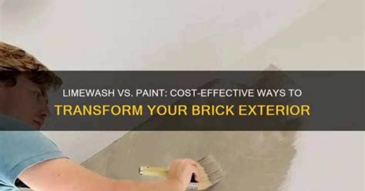 Is Limewash Cheaper Than Paint?