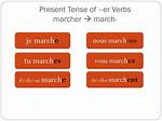 Is Marcher a Regular Er Verb?