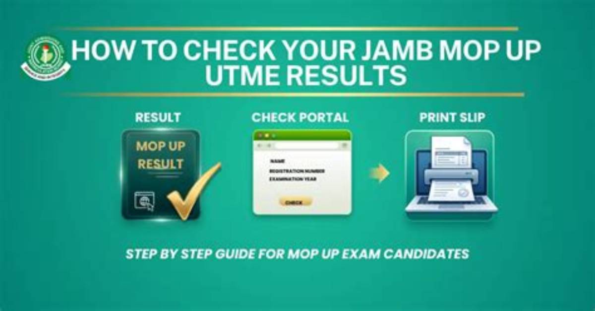 Is Mop up Jamb Result out?
