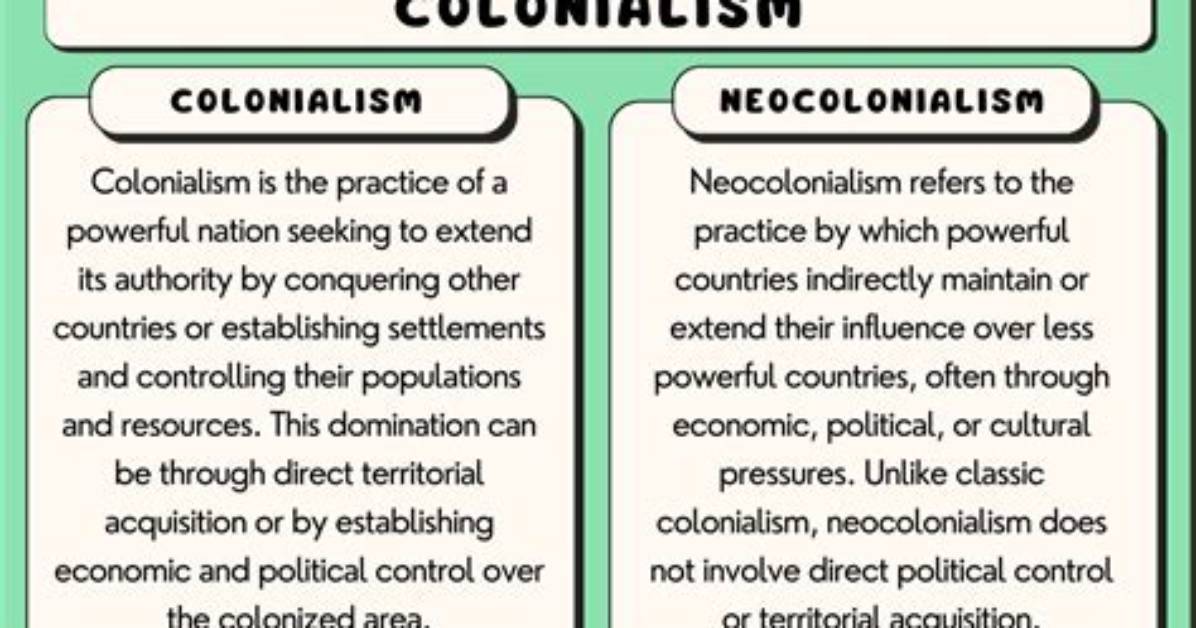Is Neocolonial One Word?