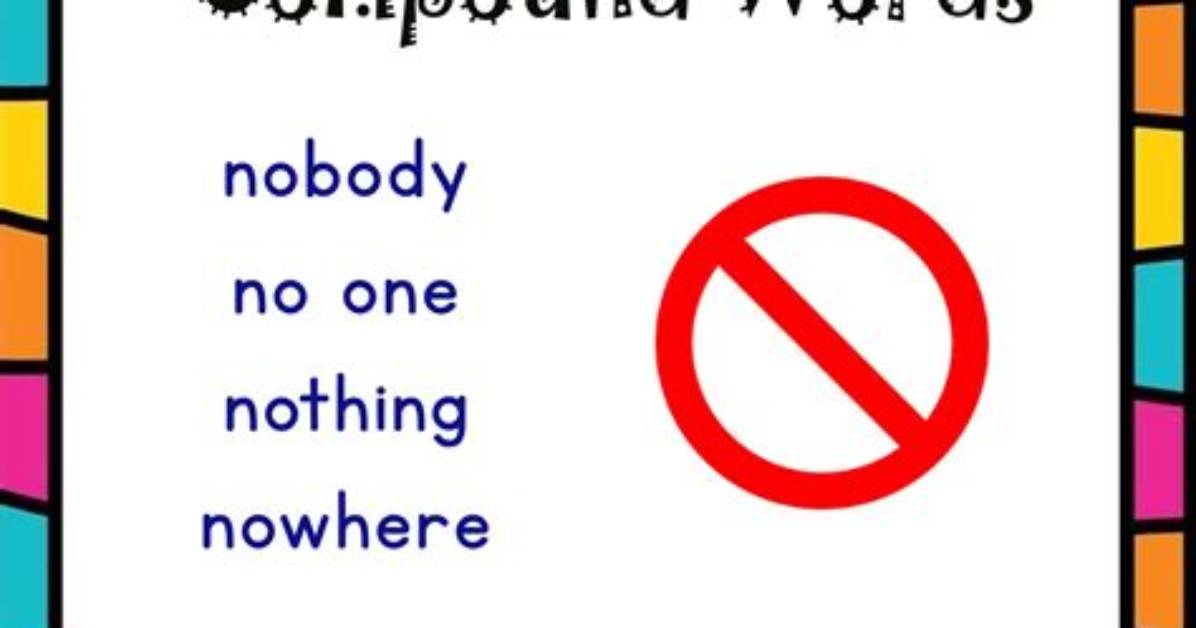 Is Nobody a Compound Word?