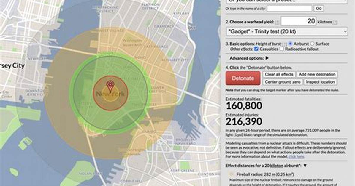 Is Nukemap Real?