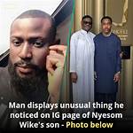 Is Nyesom Wike's Son Really Named Jordan Wike?