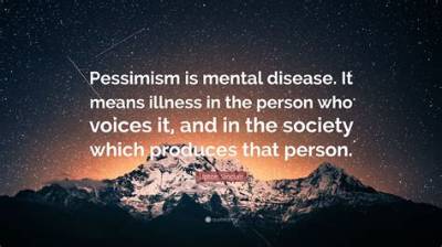 Is Pessimism a Mental Illness?