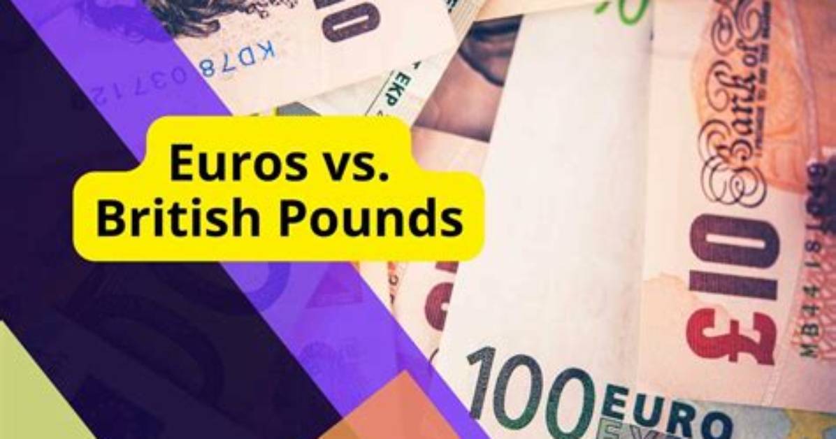Is Pound Sterling the Same as Euro?