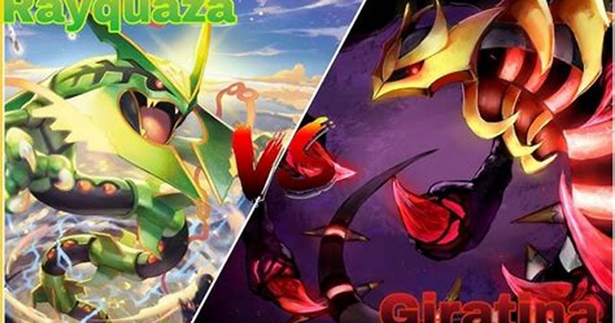 Is Rayquaza More Powerful Than Giratina?