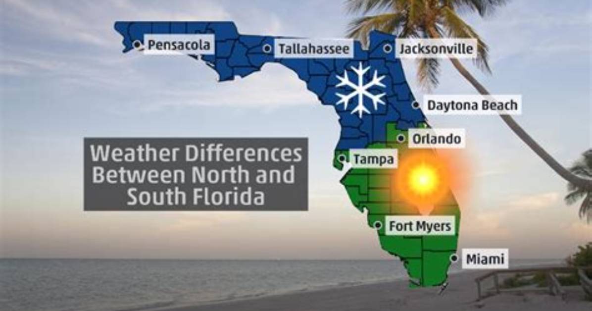 Is Southern Florida Hotter Than Northern Florida?