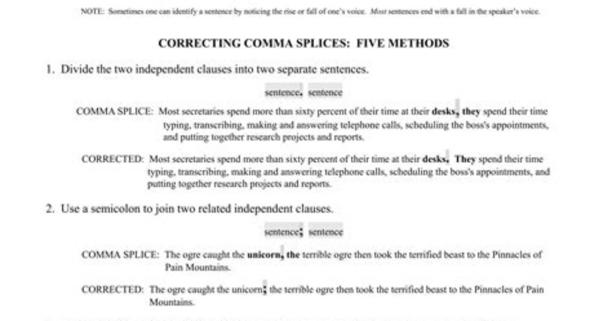 Is Spliced a Verb?