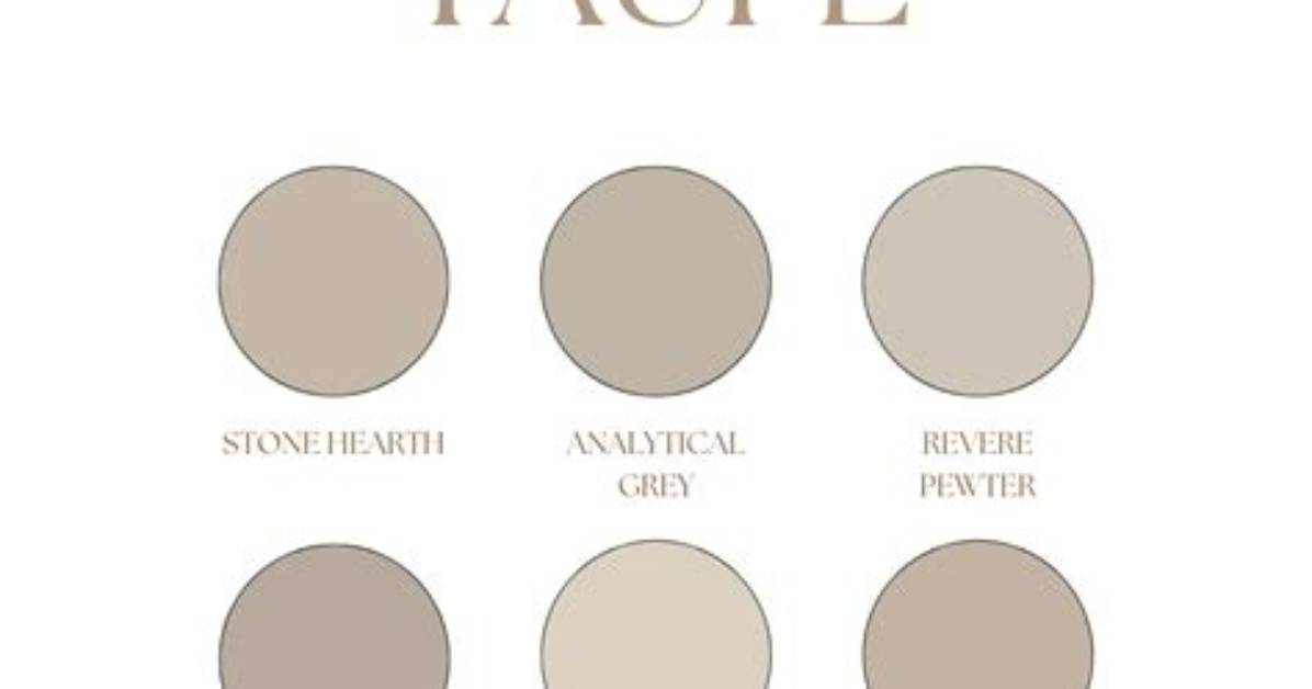 Is Taupe a Warm Grey?