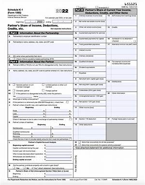 Is the Schedule K-1 Included in Form 1065?