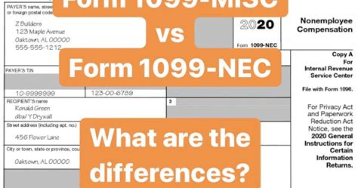 Is There a Difference Between 1099 and 1099-Misc?