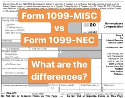 Is There a Difference Between 1099 and 1099-Misc?