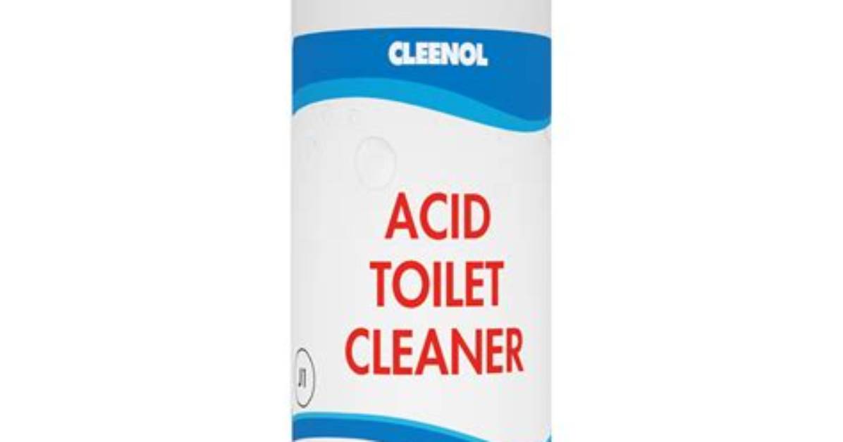 Is Toilet Cleaner Acid Or