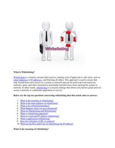 Is Whitelisting Safe?