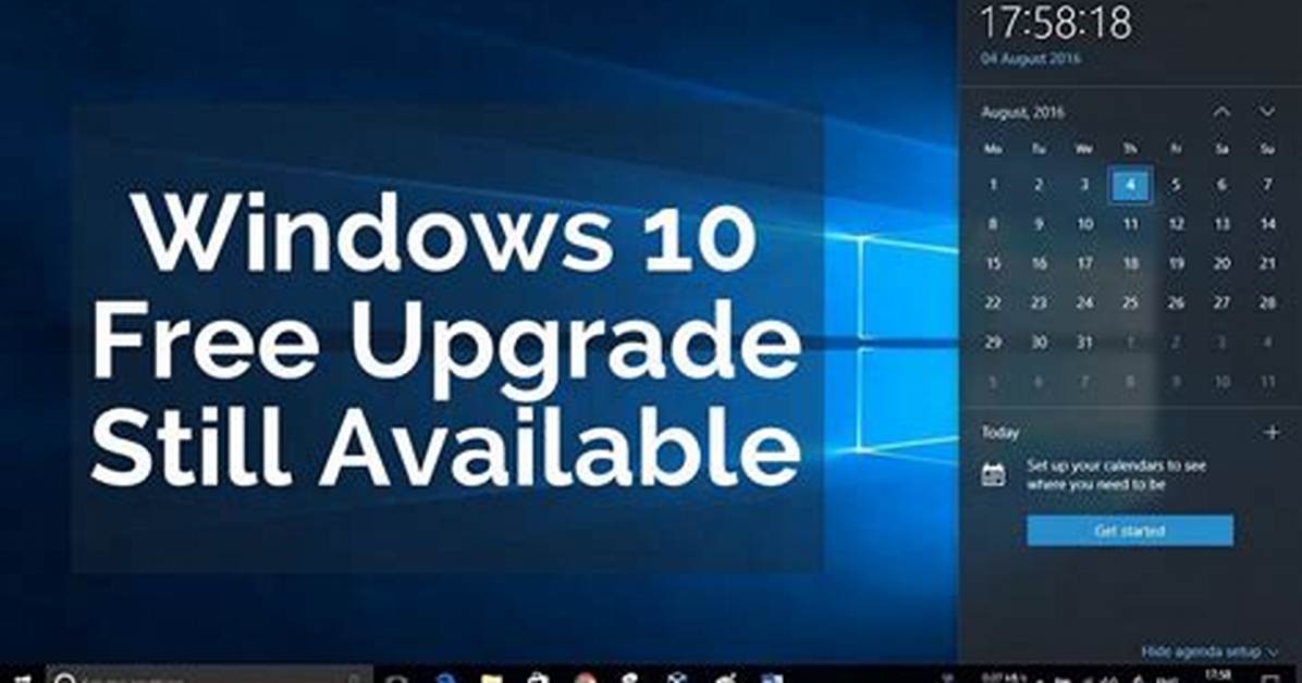 Is Windows 10 Upgrade Still Free?
