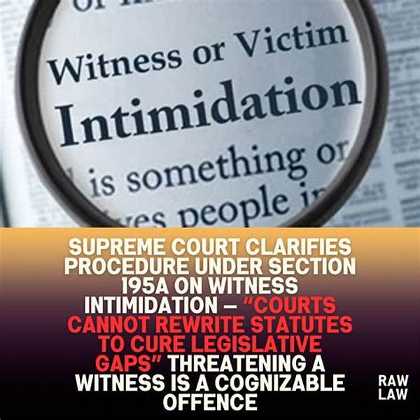 Is Witness Intimidation a Criminal Offence?