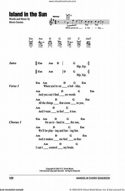 Island in the Sun Chords: a Complete Guide to Playing This Timeless Classic