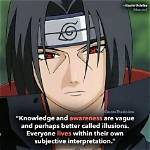 Itachi's Quote on Reality