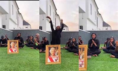 Iyabo Ojo, Monalisa Chinda, Others Console James Brown as He Mourns Queen Elizabeth Ii, the African Style