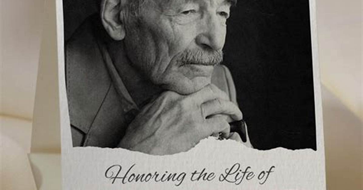 Jacob Rose S Obituary Remembering a Life Well