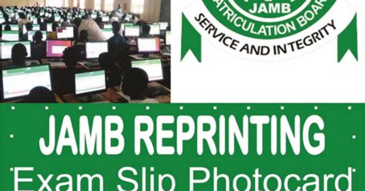 Jamb Reprinting Portal