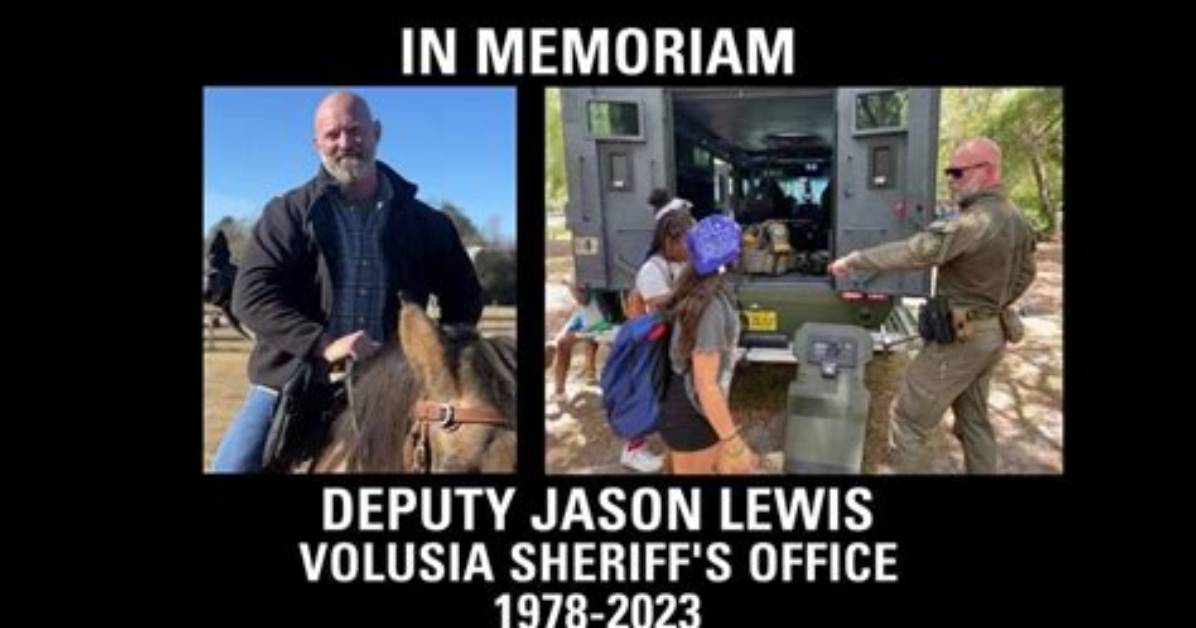 Jason Lewis, Volusia Sheriff’s Office Veteran, Dies After Brief Illness
