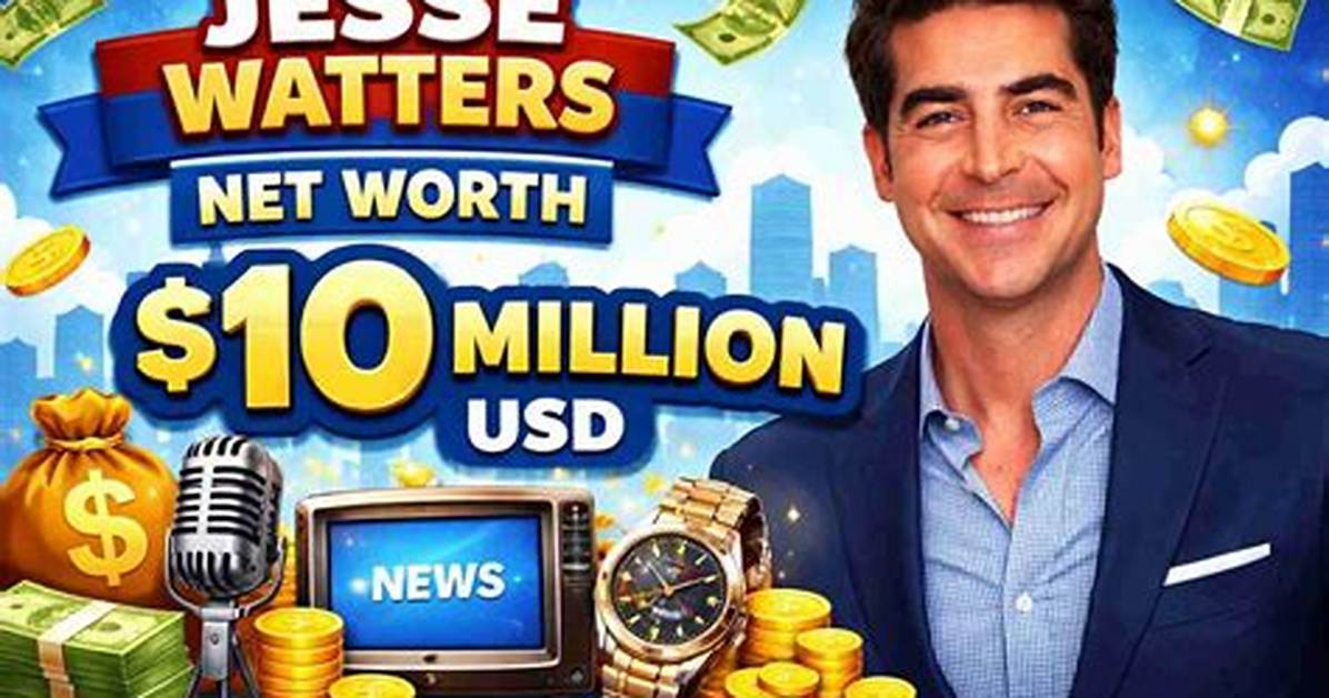 Jesse Watters' Enviable Net Worth: a Journey of Success