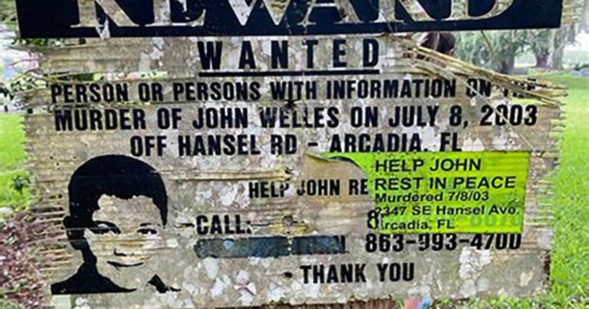 John Welles Arcadia Fl Case Featured on Counter Clock True Crime Podcast
