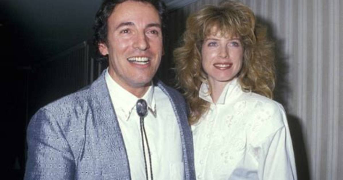 Julianne Phillips and Bruce Springsteen