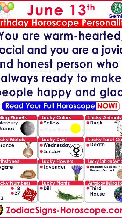 June 13 Zodiac Sign & Personality Traits