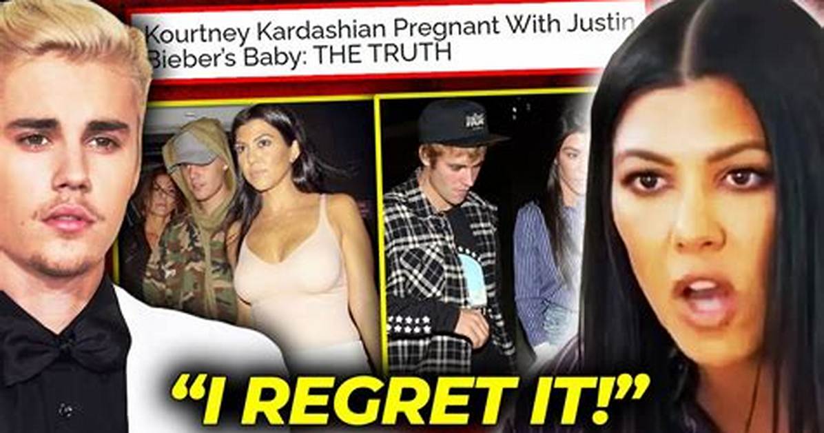 Justin Bieber Kourtney Kardashian Secret