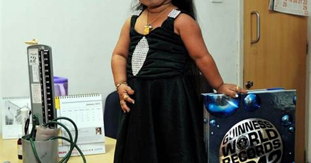 Jyothi Amge the World S Smallest
